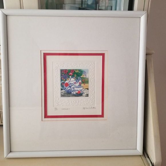 Stephen Whittle TEATIME I,Signed, Framed & Matted 406/650